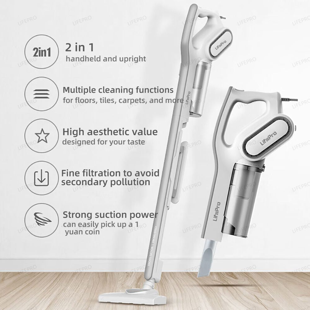 LifePro VC9000 2-in-1 Vacuum Cleaner/Compact with High Power/18