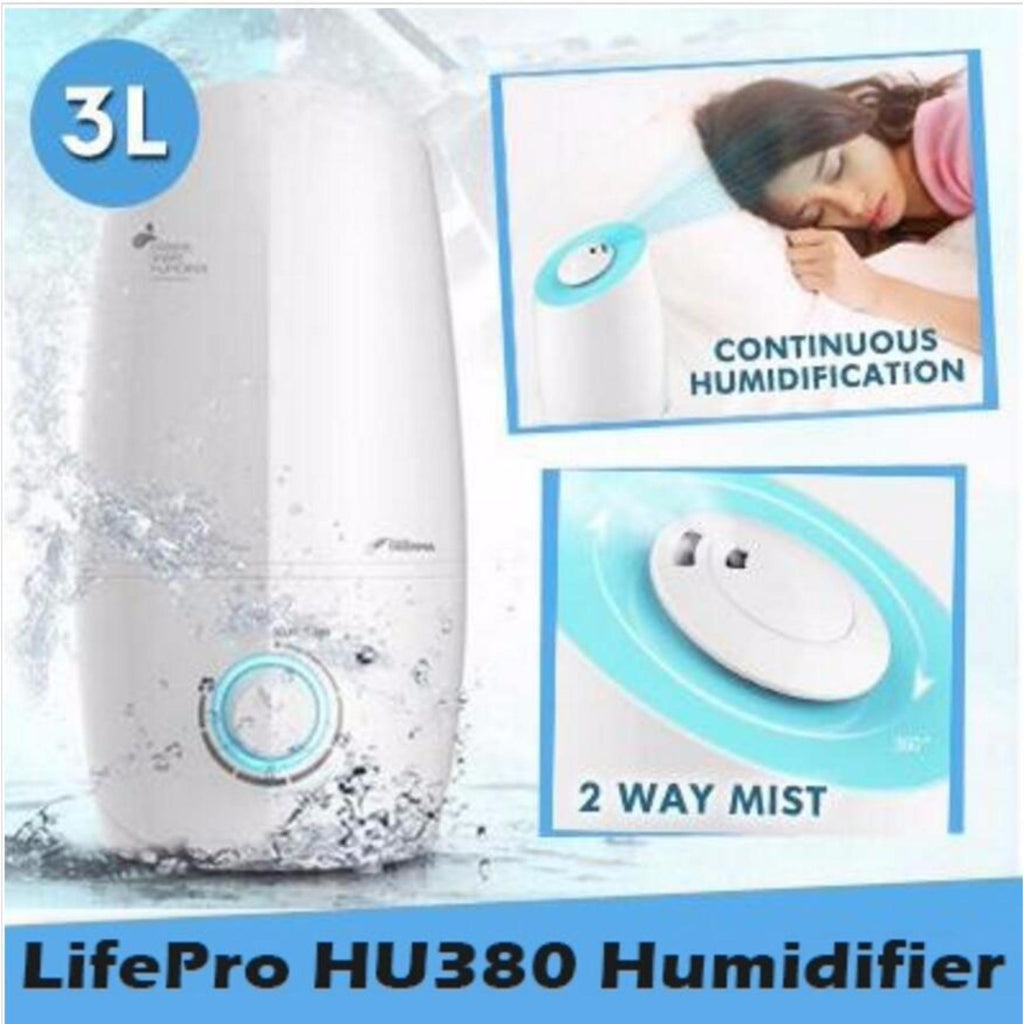 LifePro HU380 Ultrasonic Humidifier/ 3.0L Capacity/ Ultraquiet/18 Months Warranty